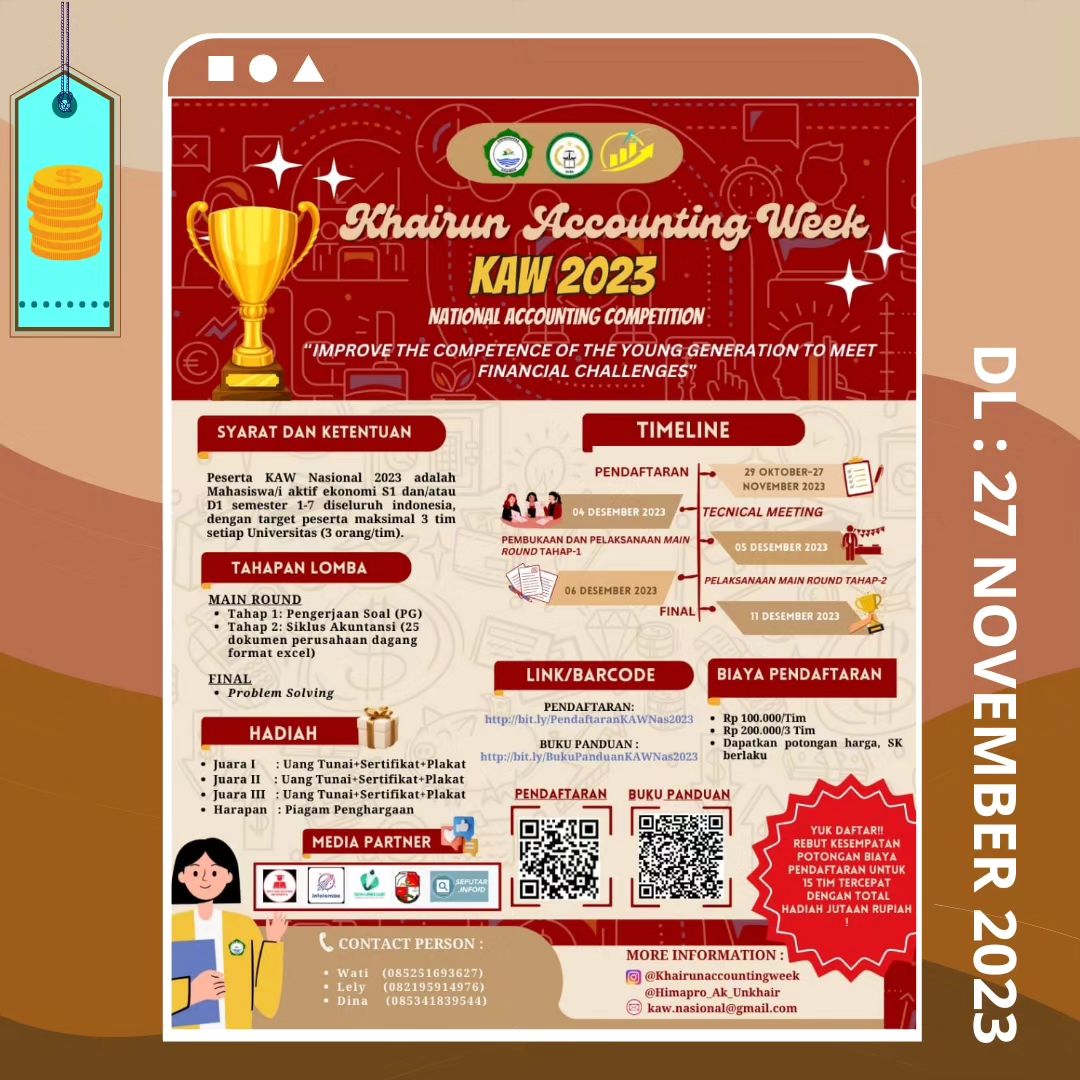 “KHAIRUN _ACCOUNTING WEEK_ (KAW) 2023 ” (Nasional Accounting competition)